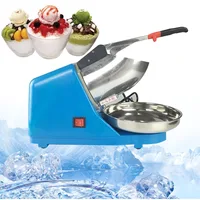 Broyeur à glace électrique 380W, broyeur à glace commercial et domestique avec protection contre la surchauffe, capacité élevée de 143 lb/h, boîtier isolé sûr 2