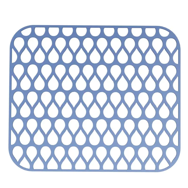 Dcolora - Alfombrilla protectora de silicona para fregadero de cocina, de  14 x 11.6 pulgadas, resistente al calor, para fregadero de cocina con