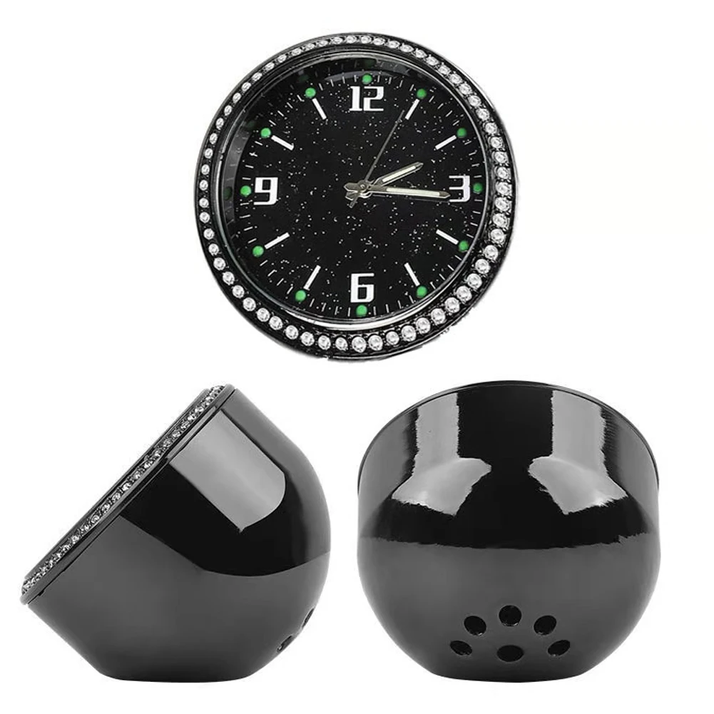 Luminous Auto Gauge Clock Mini Car Air Vent Waterproof Quartz Clock Clip Air Outlet Watch for Styling Car Accessories car clock air outlet dashboard clock car clock thermometer