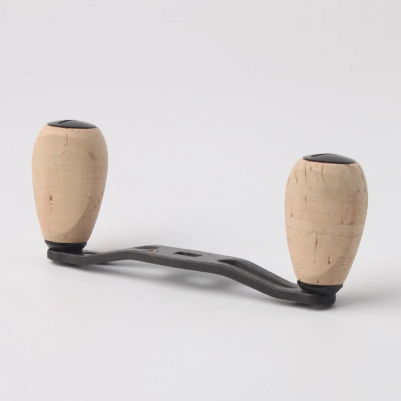 kawa Fishing Reel Handle Soft Wooden New Knob For D/S Reel Include 2pcs Bearing length 41mmWeight 7.4g/pc DIY Reel KnobAccessory