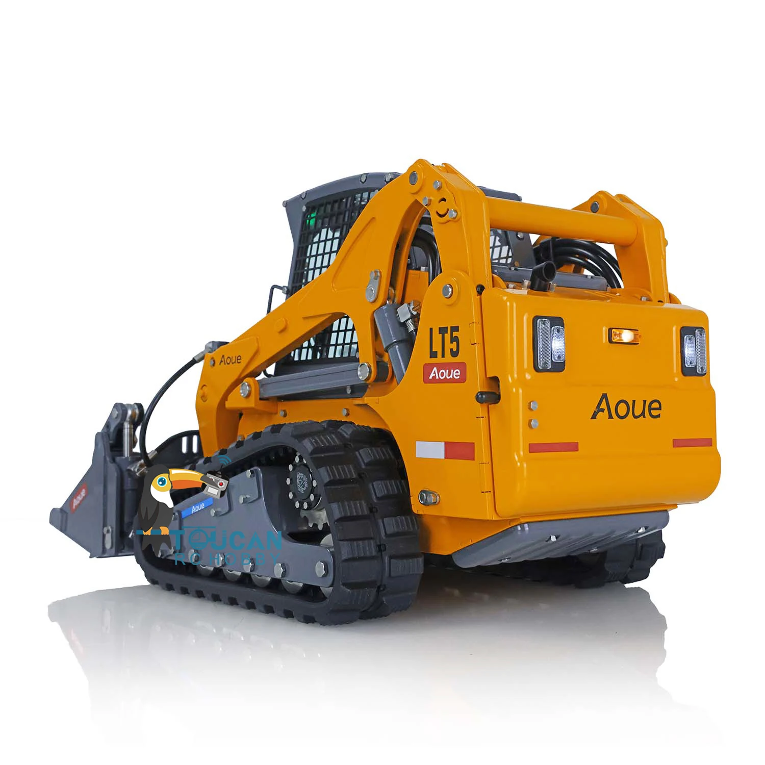 RTR 1/14 LESU Aoue LT5 RC Hydraulic Loader Metal Skid-Steer Car Remote Control Truck Model Sound Light Toy for Adult THZH1324 2