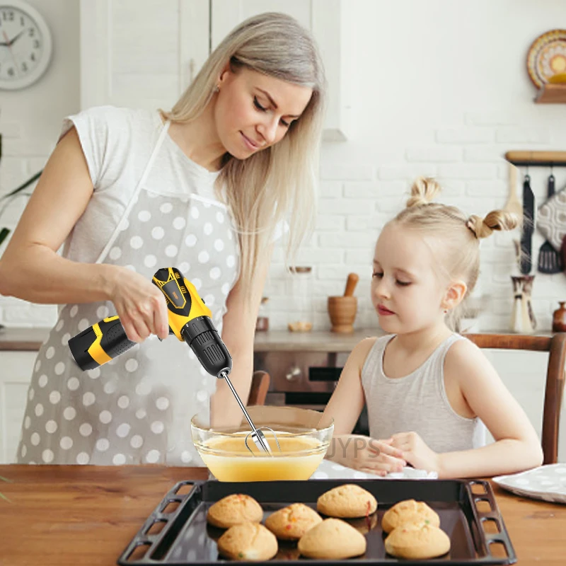 Stainless Steel Egg Beater Mixer For Egg Baking Tools Cream Butter Whisk Mixer Suitable For Electric Drill Kitchen Accessories egg beater