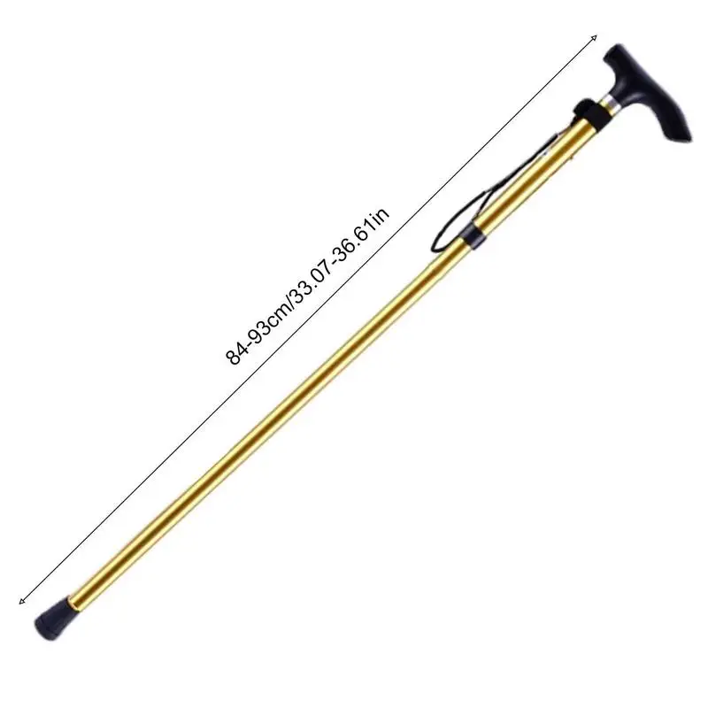 Trekking Poles Collapsible Hiking Stick Five-section Folding Sticks Lightweight Walking Sticks Climbing Stick