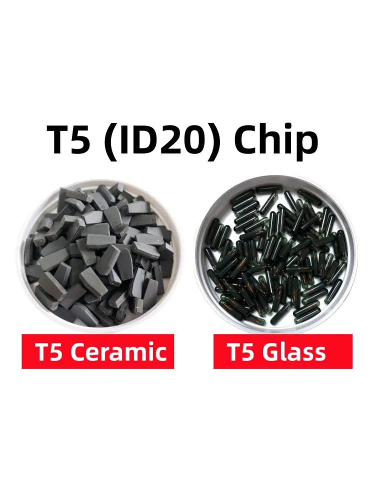 10 stücke original T5 Keramik Chip T5 Glas chip ID20 ID 20 ID 13 T20 ID13 Transponder Chip Auto Schlüssel Chip 10/20/50/100 PC – Detail 1
