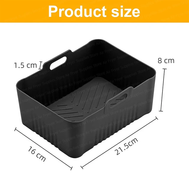 Silicone Air Fryer Liners for Ninja Foodi AF451 AF400 SL400 Reusable Baking Trays for Dual Zone 8.5-9.5L Airfryer Accessories 2