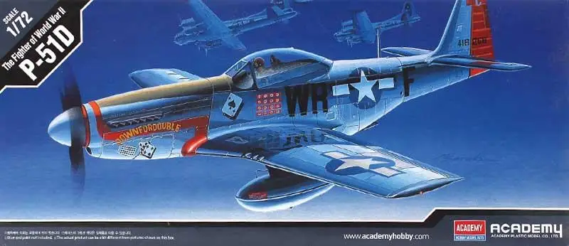 

Academy 12485 1/72 P-51D Mustang FIGHTER PLANE Model Kit (Plastic model)