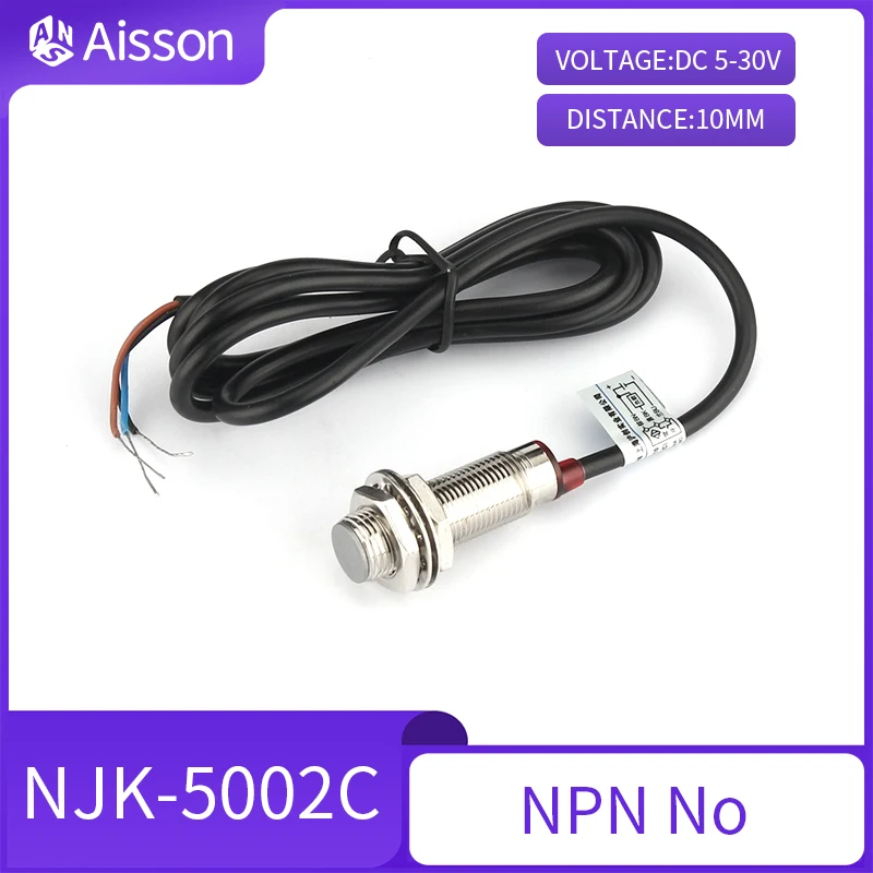Sensor de interruptor Hall, 5 piezas Sensor Hall NPN de efecto Hall