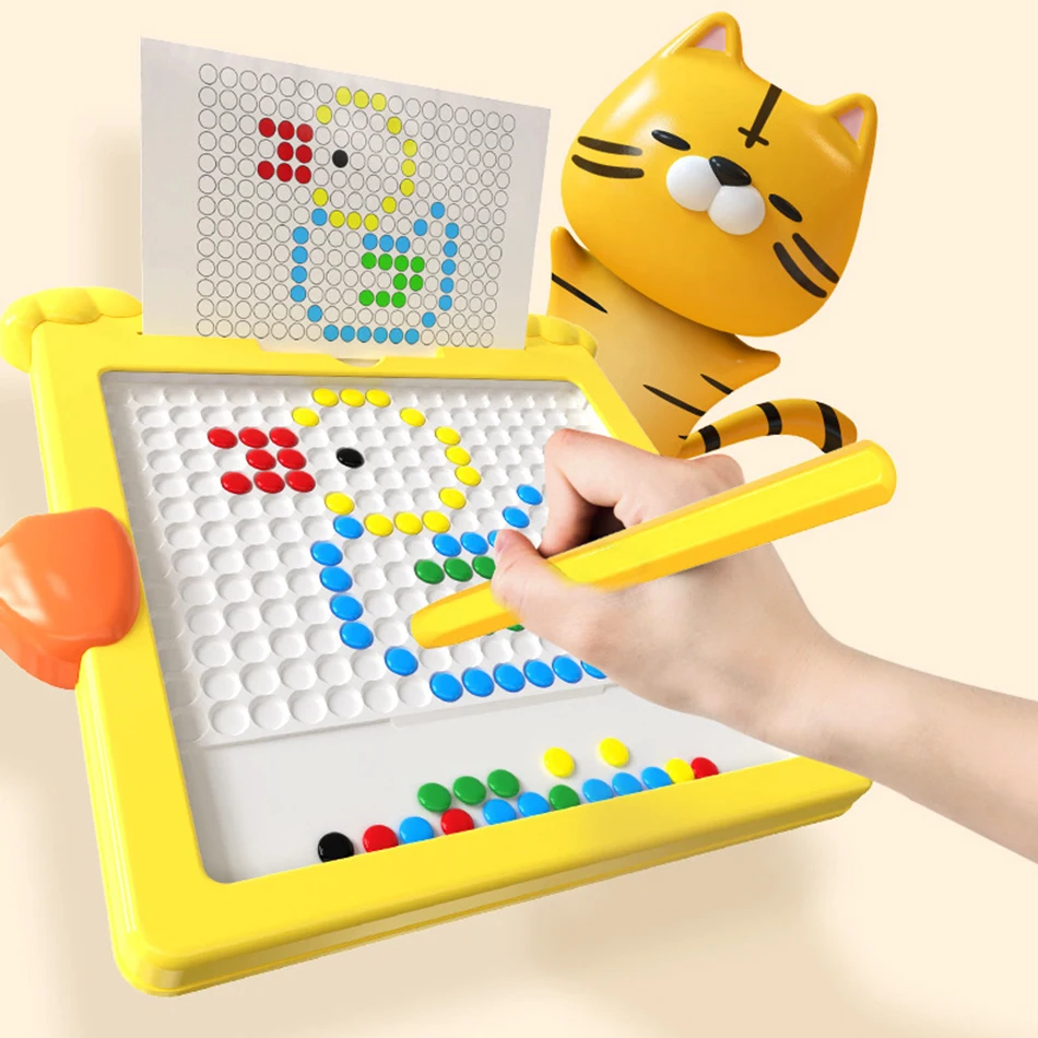 Kids Magnetic Ball Drawing Board Writing Board Big Chess Children Creative Toys Baby Early Education Drawing and Creation