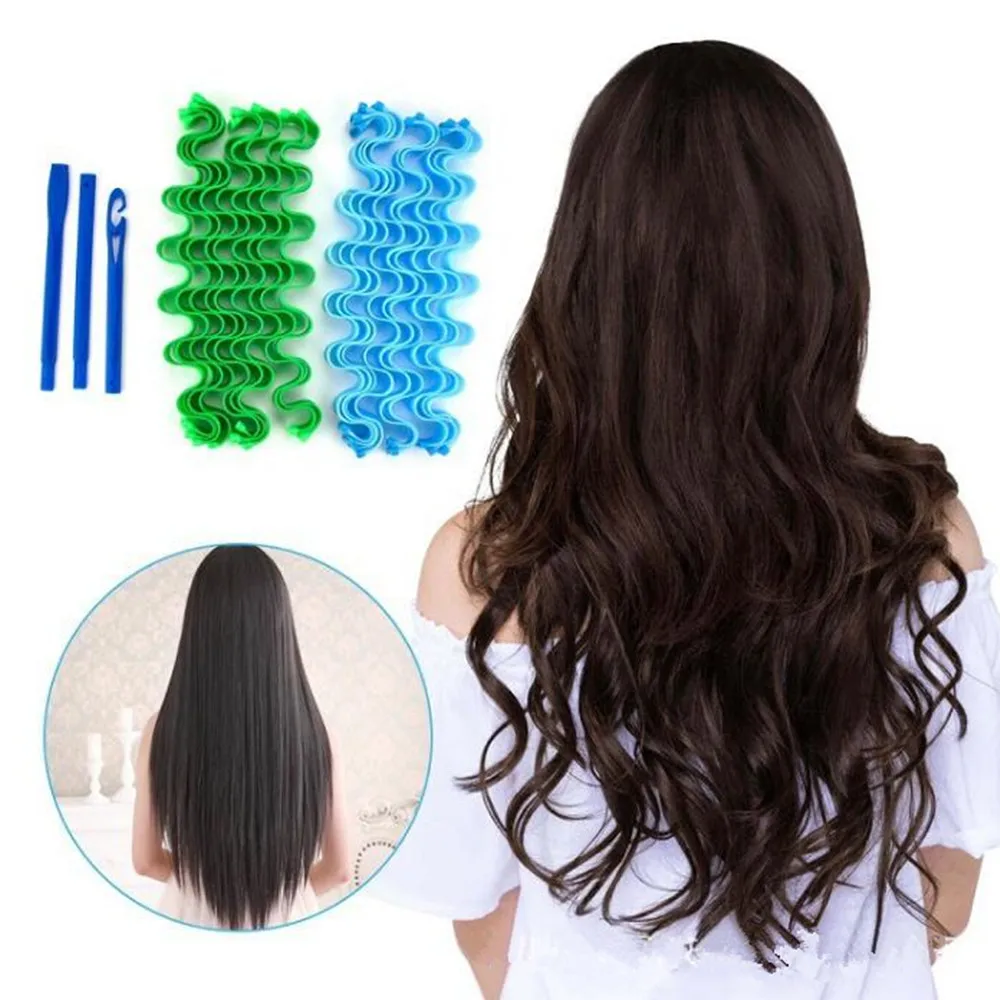 10 Heatless Bendable Hair Rollers No Heat, Soft Curls, Perm Rods, Wave  Formers For Styling From Cn900986868, $8.85