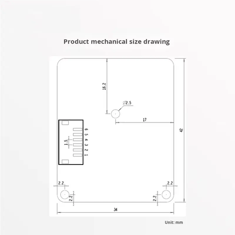 ABZW 24Ghz Mmwave 레이더 모듈 정적 거리 측정 및 속도 센서 SRR242 차량 안개등 유도