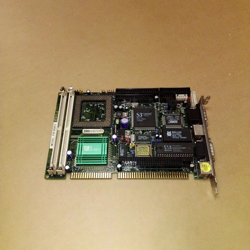Hot For ARBOR Industrial Control Motherboard 586 Half Length Card PIA 653DV