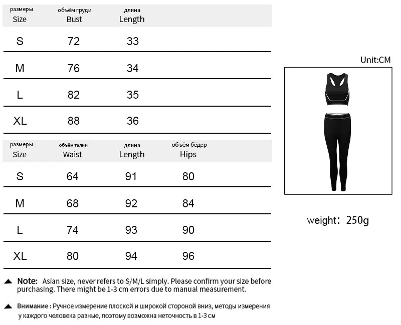 Yoga-Anzug für Damen, Trainingsset