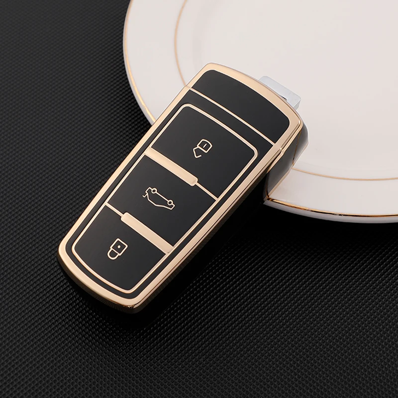 Zinc Alloy Keychain Car Styling Key Case Cover For Volkswagen Vw Cc Passat  B6 B7 Maogotan R36 B7l Car Accessories Key Case Cover - Key Case For Car -  AliExpress