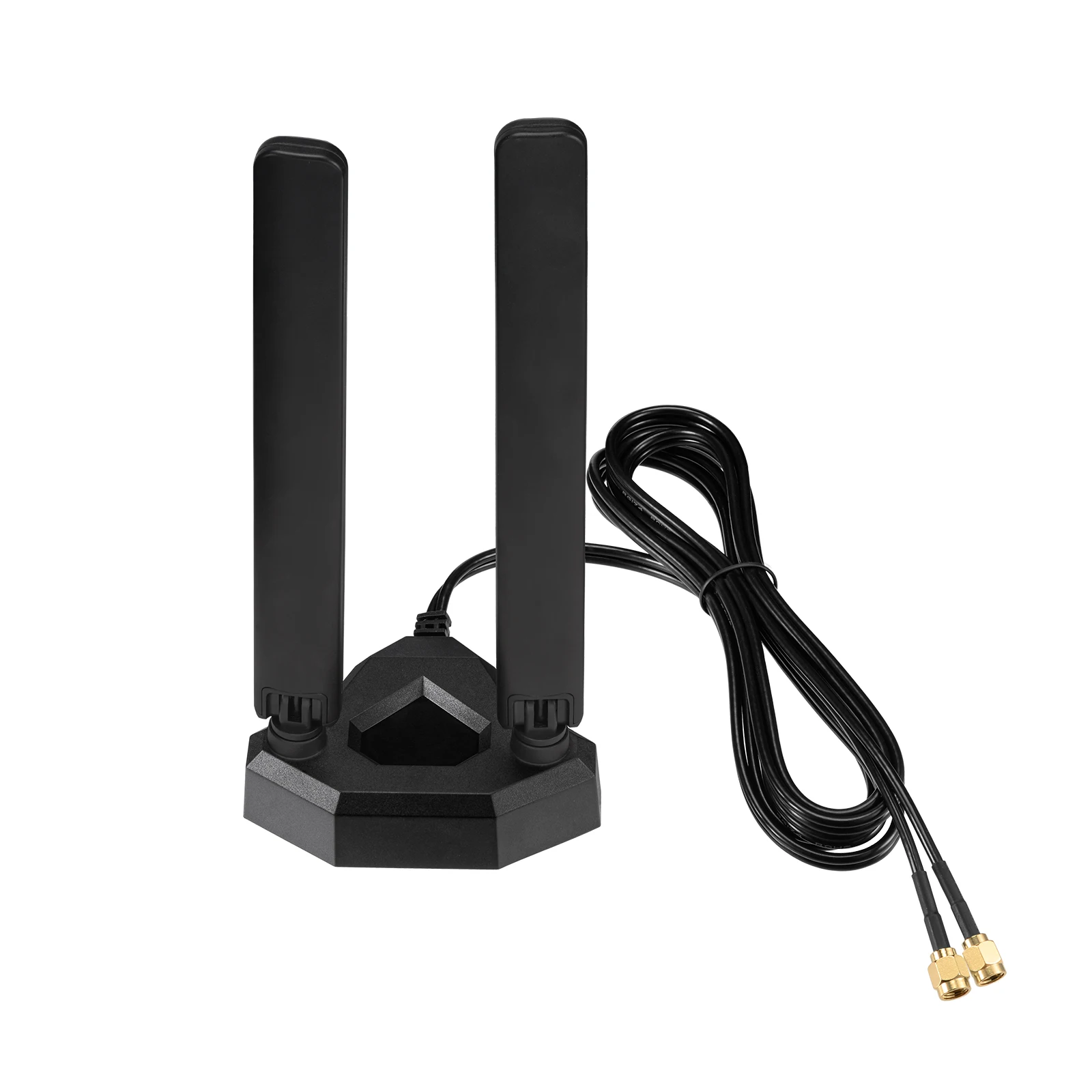 6dbi Dual Band 6GHz 5GHz 2.4GHz 6E Tri-Band Gaming Magnetic Base WiFi Antenna 6.5ft RP-SMA Male For Wukong Game PC