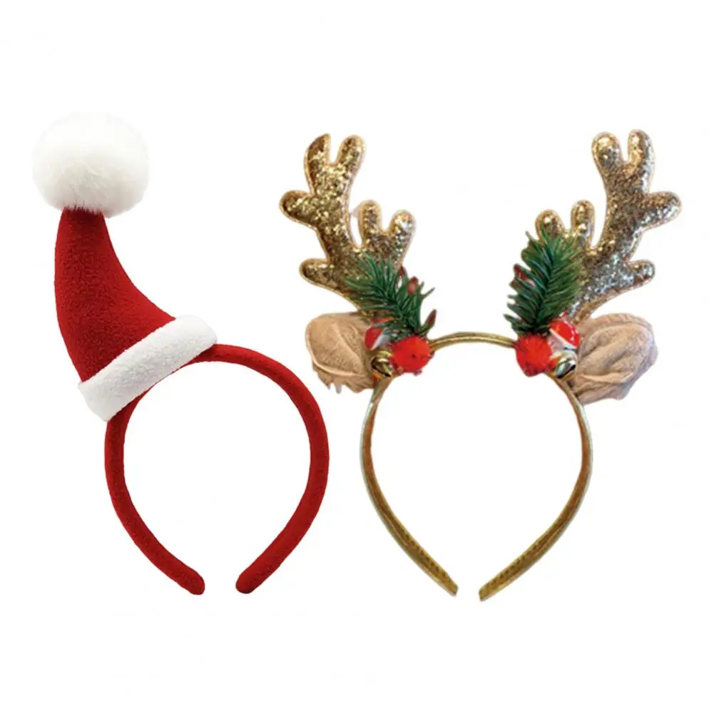 Antler Headband Christmas Reindeer Headband Costume Festive Christmas Set for Women Antler for Holiday