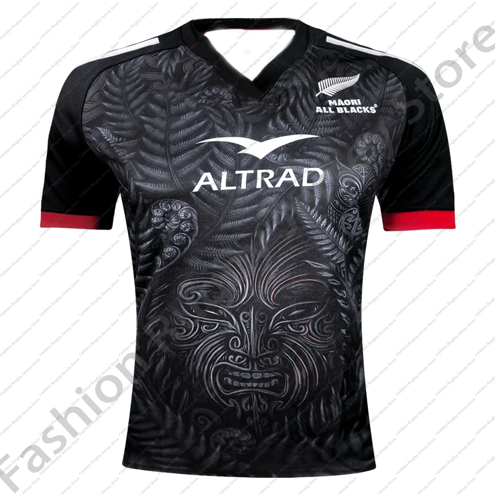Sports Jersey Māori Rugby Jersey Men Kids Children Girls Teenager Home Top Supporters