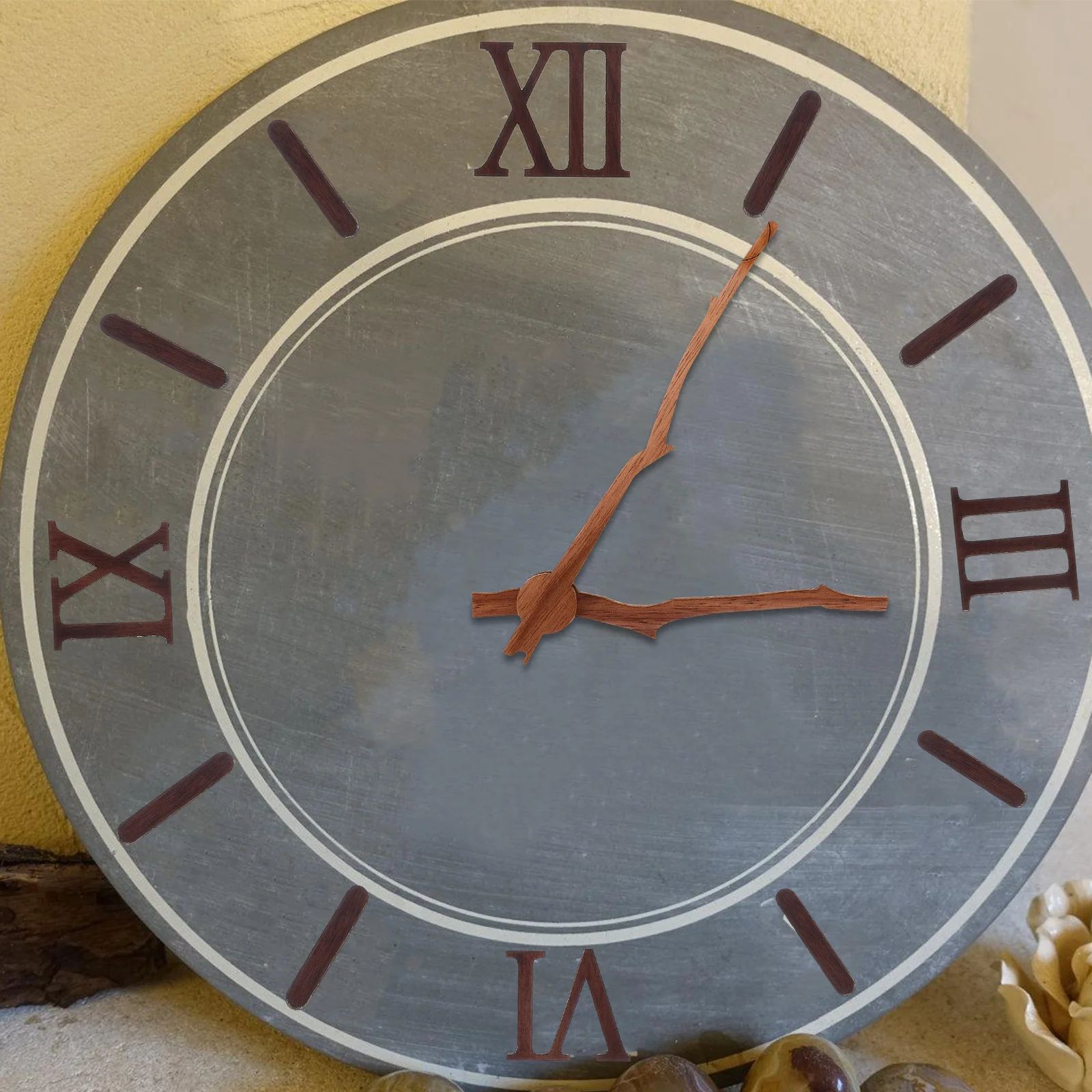 DIY Roman Numeral Wall Clock Wooden Clock Numerals Number Numeral Replacement Parts for Making Repair Ac