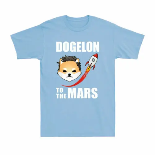 Забавная Мужская хлопковая футболка Dogelon To The Mars с длинными или короткими рукавами