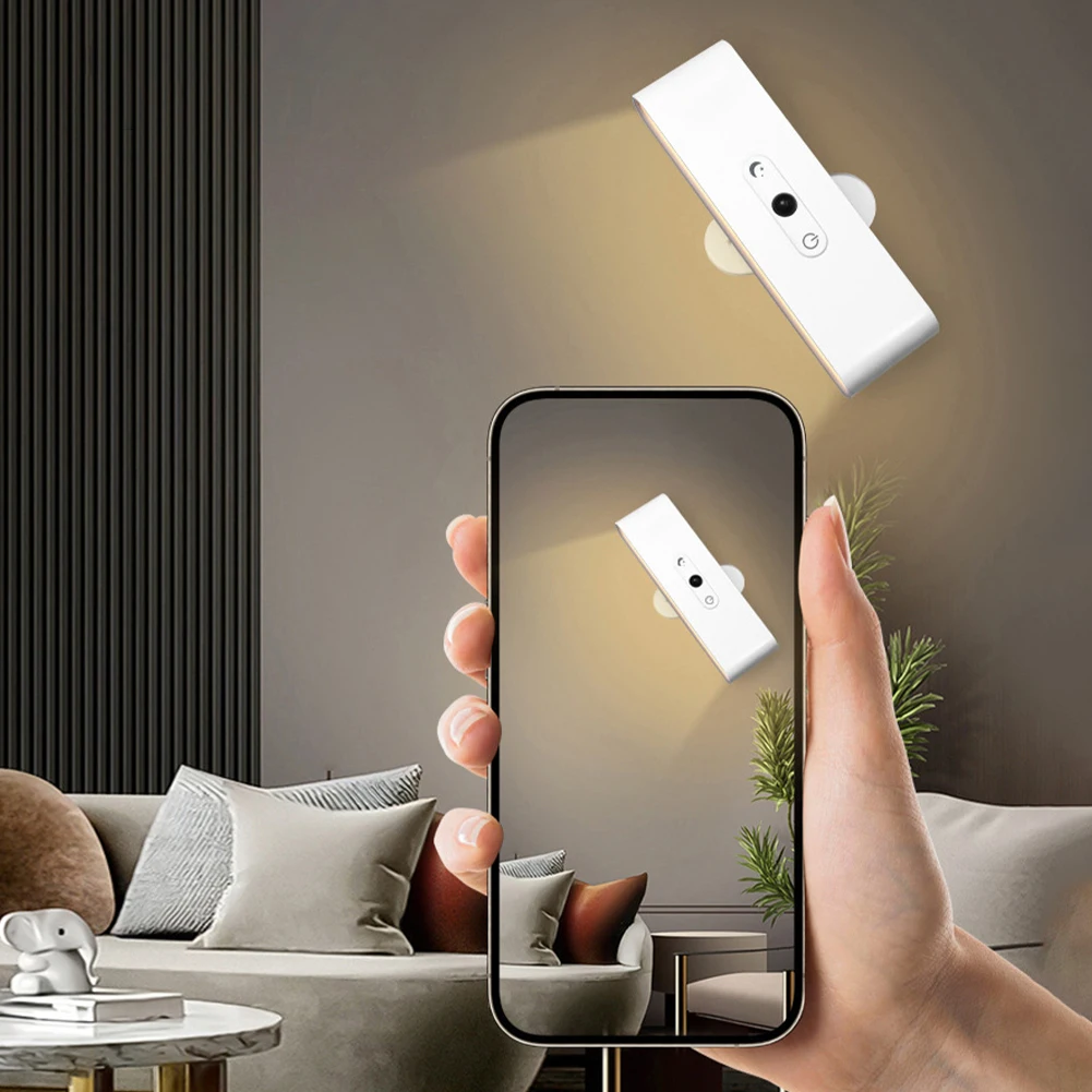 Description Picture 6 of itemLED Wall Sconce Up And Down Wall Touch Control Lights Rechargeable Wireless Magnetic Wall Lamp 3 Brightness Levels Timer Lamp