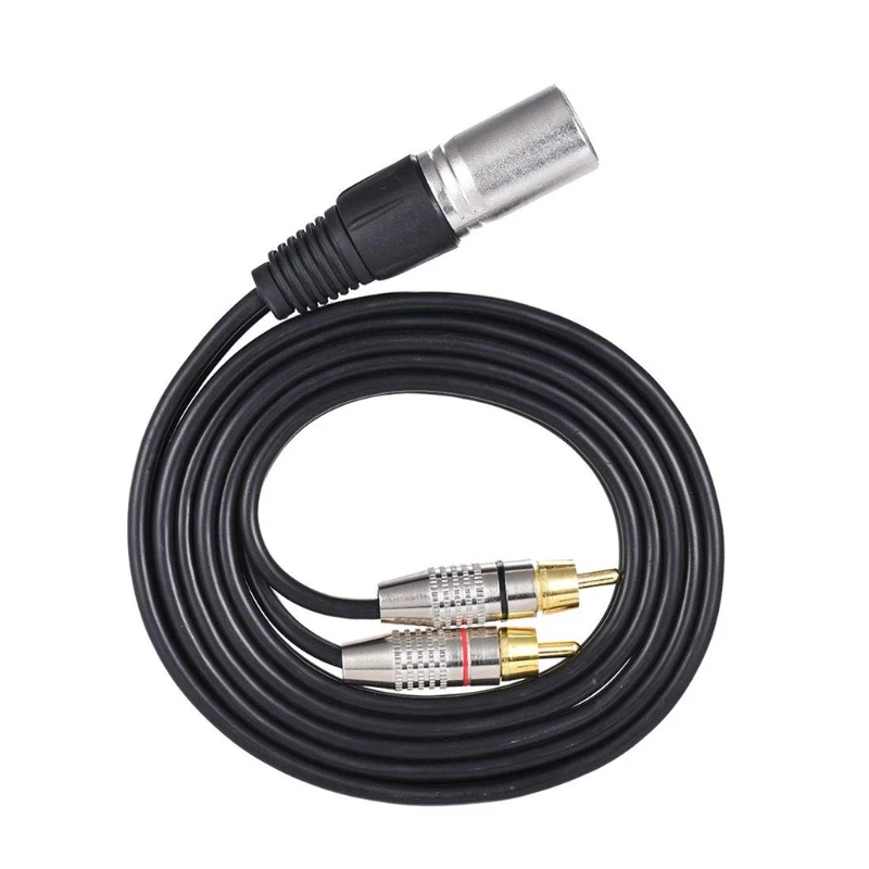 Cavo Audio Dual XLR Maschio A 2 RCA Maschio 5m - Adattatore Per Microfoni, Mixer E Altoparlanti - Foto 10