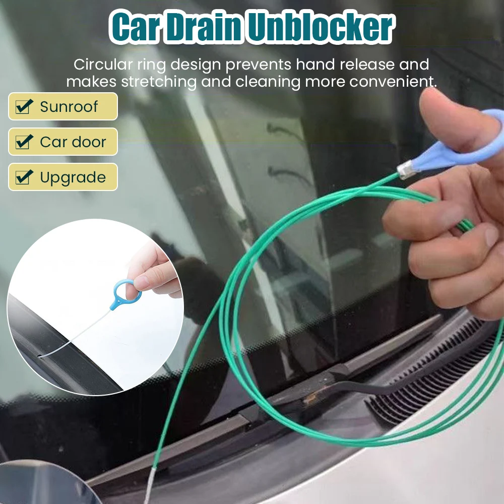 Car Drain Cleaning Brush 300/500cm drain cleaning brush car drain cleaning brush car cleaning tool
