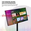 21.5 Inch Display Lcd Touch Screen Indoor Android 12 Advertising Digital Signage Portable Mobile Floor Standing Smart TV 2