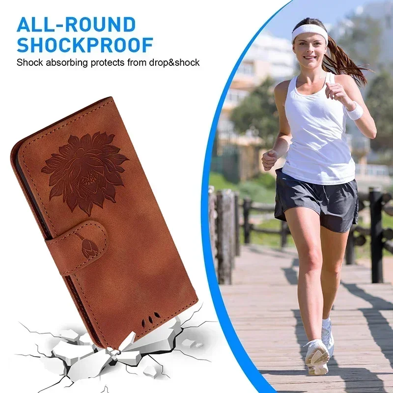 Fashion Leather Flip Phone Case - Stylish Protective Cover