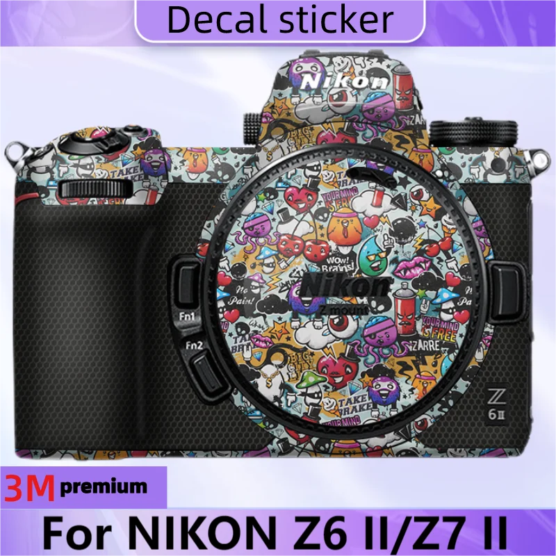 Per Nikon Z6 Ii/Z7 Ii Camera Body Sticker Pelle Protettiva Decalvinyl Wrap Film Anti-Scratch Protector Coat