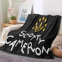 130x150cm Scotty Camerons Microfiber Blanket Quick Drying Beach Towels Oversized Printing Super Absorbent Pool Towel Blanket 1