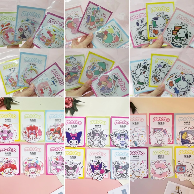 

10 мешков, Мультяшные водонепроницаемые наклейки Sanrio Melody
