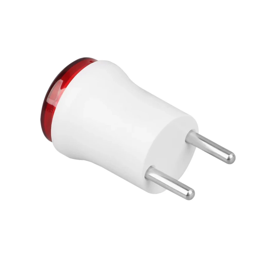 Circular LED Display Digital Ammeter with EU Plug for Electrical Measurements