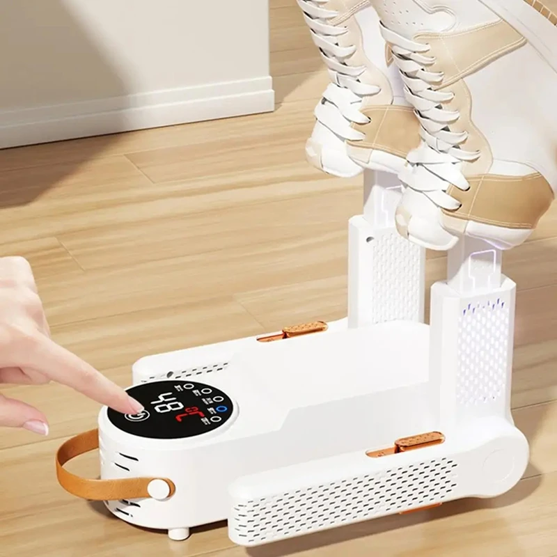 LUDA Shoes Dryer Machine Retractable Boot & Gloves Dryer Intelligent Time Shoe Warmer Dry Rack For Work Boots EU Plug