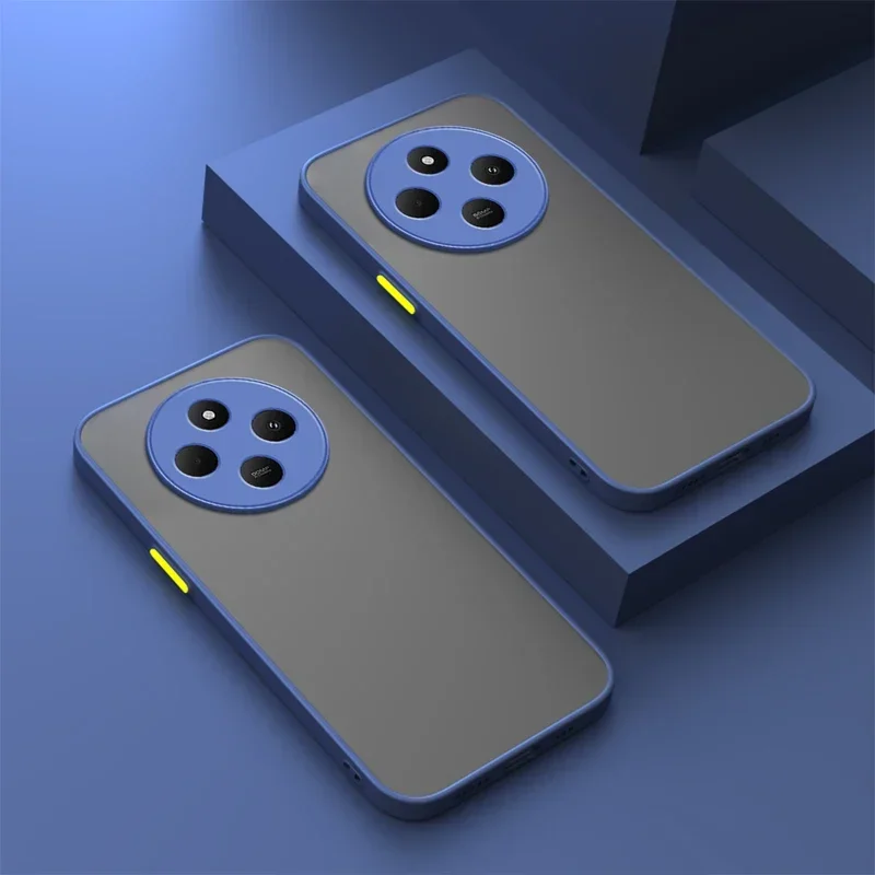 Shockproof Armor Matte Silicone Back Cover Case