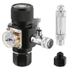 Fzone Mini Dual Stage Co2 Regulator Fish Tank Aquarium Solenoid Valve Bubble Counter Fishbowl Accessories Carbon Dioxide Reducer 1