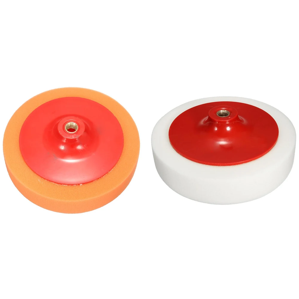 Cleaning Sponge Car Cleaning Sponge Car Cleaning Tool Car Polishing Sponge Car Waxing Pad 7 inch 180mm Car Polishing Head Mop Pad Soft Sponge With M14 Thread