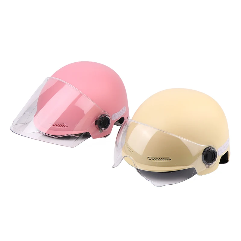 〔E〕3C-zertifizierter Cartoon-Elektrofahrrad-Motorrad-Halbhelm für Herren und Damen mit Schutzbrille, Fahrradschutzhelm – Detail 10