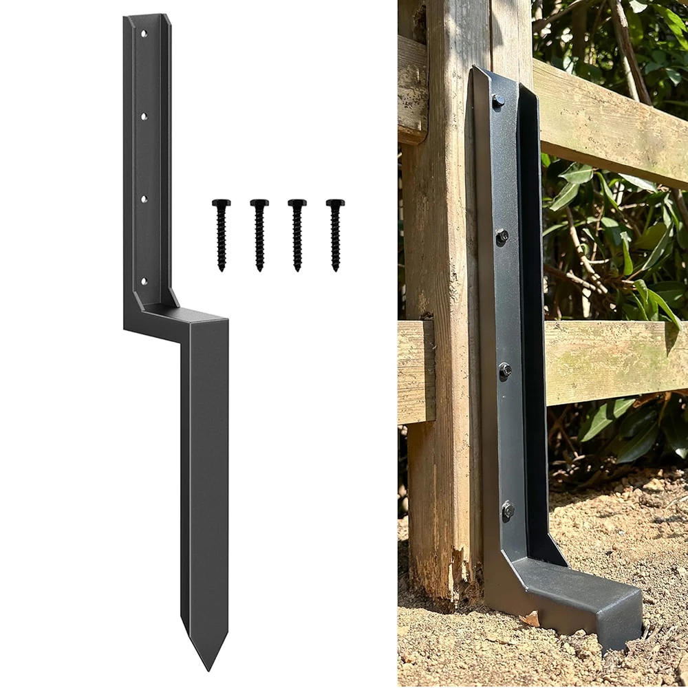 Heavy Duty Thick Fence Post Repair Kit Steel Fence Post Stakes Anchor heavy-duty-thick-fence-post-repair-kit-steel-fence-post-stakes-anchor