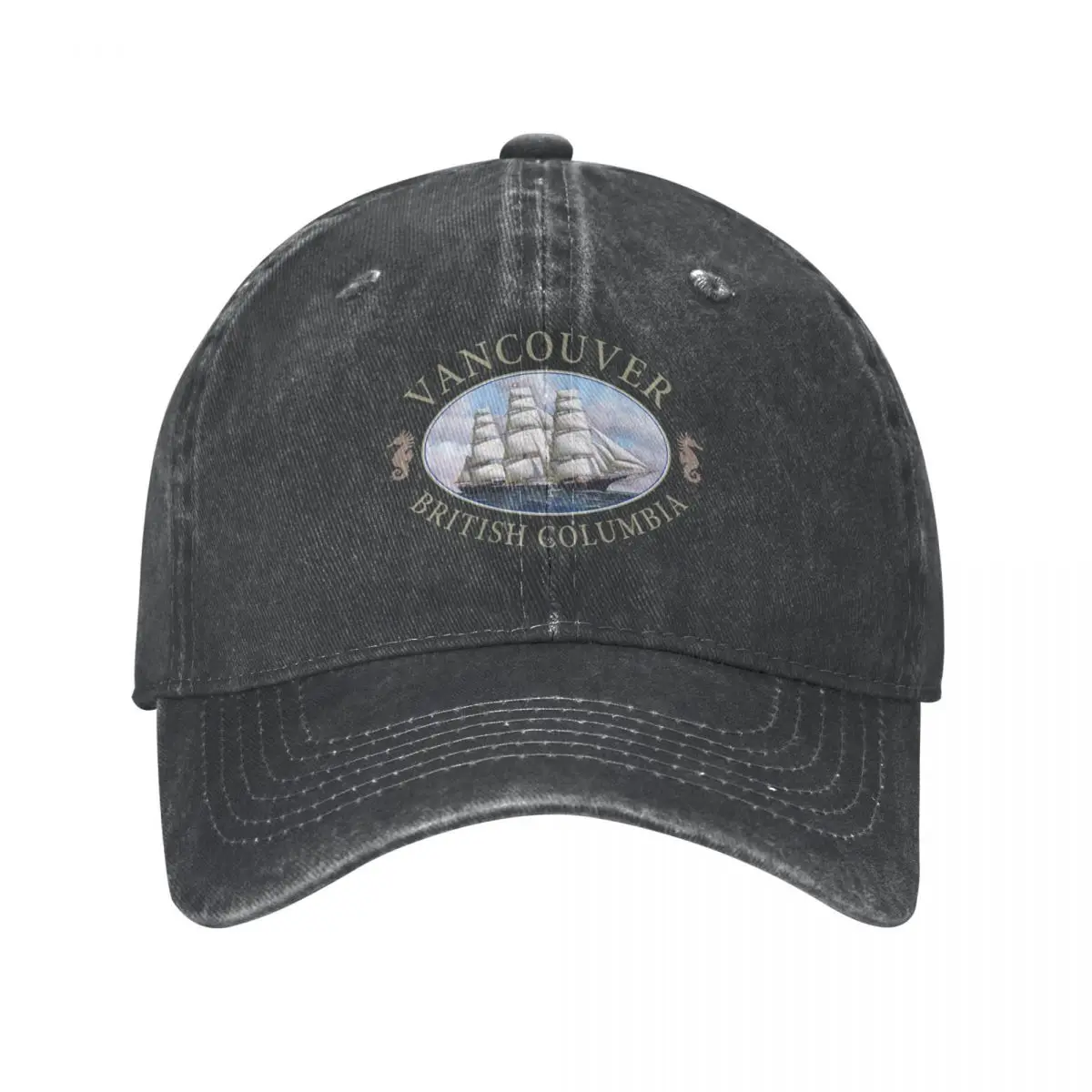 Vancouver British Columbia Nautical Design Baseball Cap fashionable dad hat Women'S  Beach Hat Men'S - AliExpress