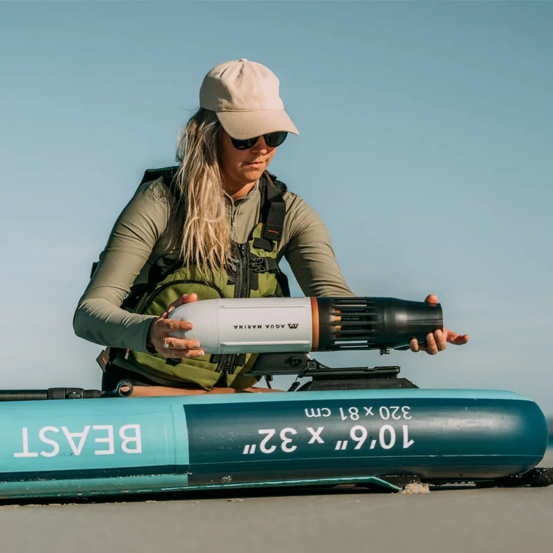 AQUA MARINA Scooter Propeller Kayak Motor BLUEDRIVE X, Electric Thruster Handheld Diving Paddleboard Accessories 3–7 KmH