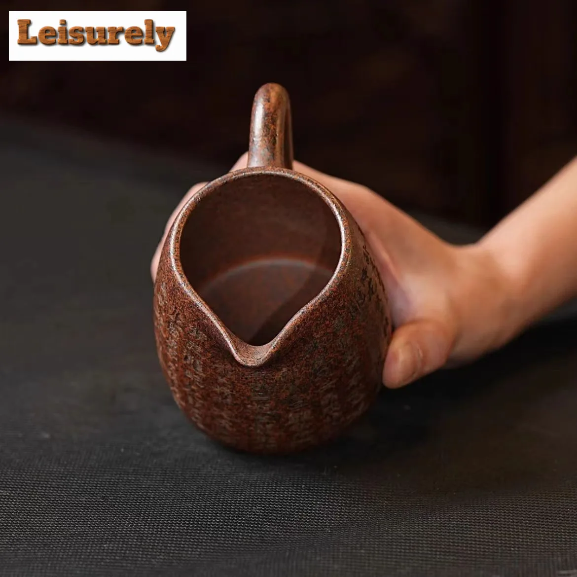 240ml Yixing Zisha Hand Carved Dragon Idioms Tea Pitcher Divide Tea Cha Hai Dispenser Justice Cup Fair Mug Teaware Supplies Gift