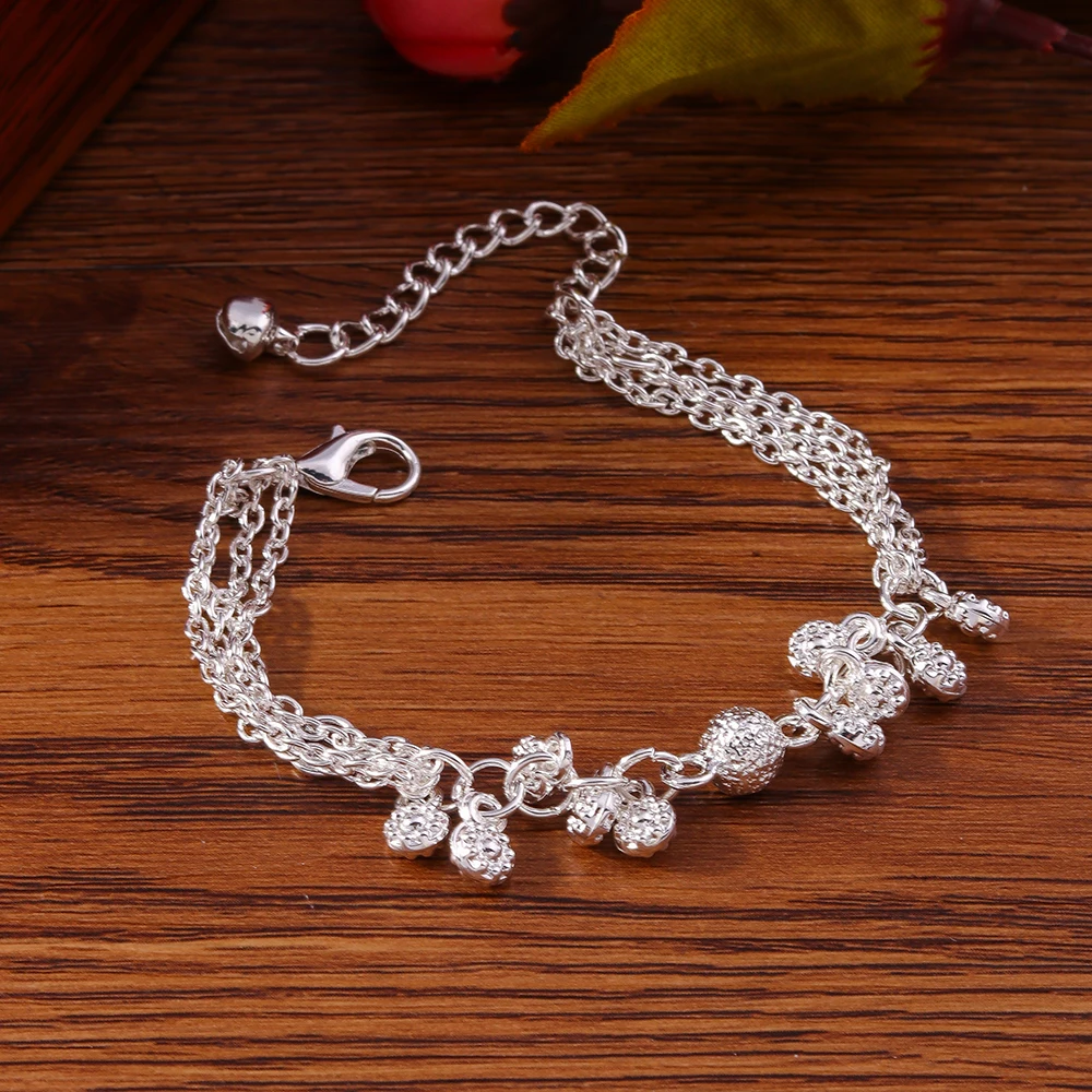 Aihua Hot Street fashion Silber Farbe Feine Zirkon Herz Schlüssel Anhänger Armband für Frau Party Geschenke Hochzeit Zubehör Schmuck – Detail 13