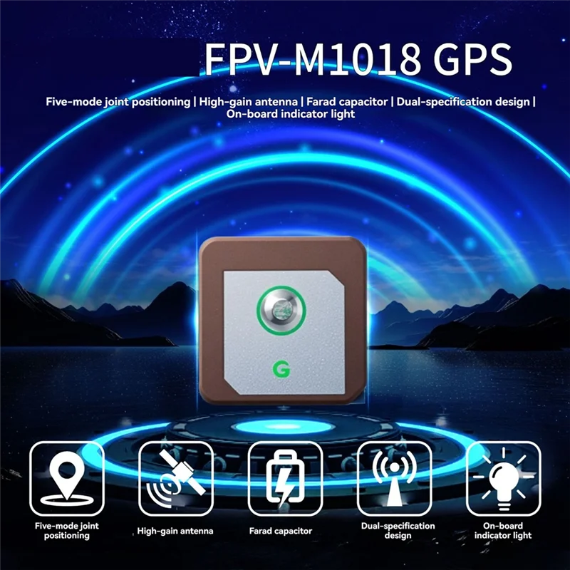 3CGRO-M1012 GNSS 모듈은 RC 비행기 FPV 프리스타일 장거리 DIY 부품용 GPS+BDS+Galileo+QZSS+SBAS를 지원합니다.