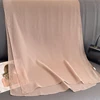 2023 New Fashion Summer Women Soild Color Beach Scarf Silk Shawls Headband Female Headband Wraps Sunscreen Hijab Wholesale 3