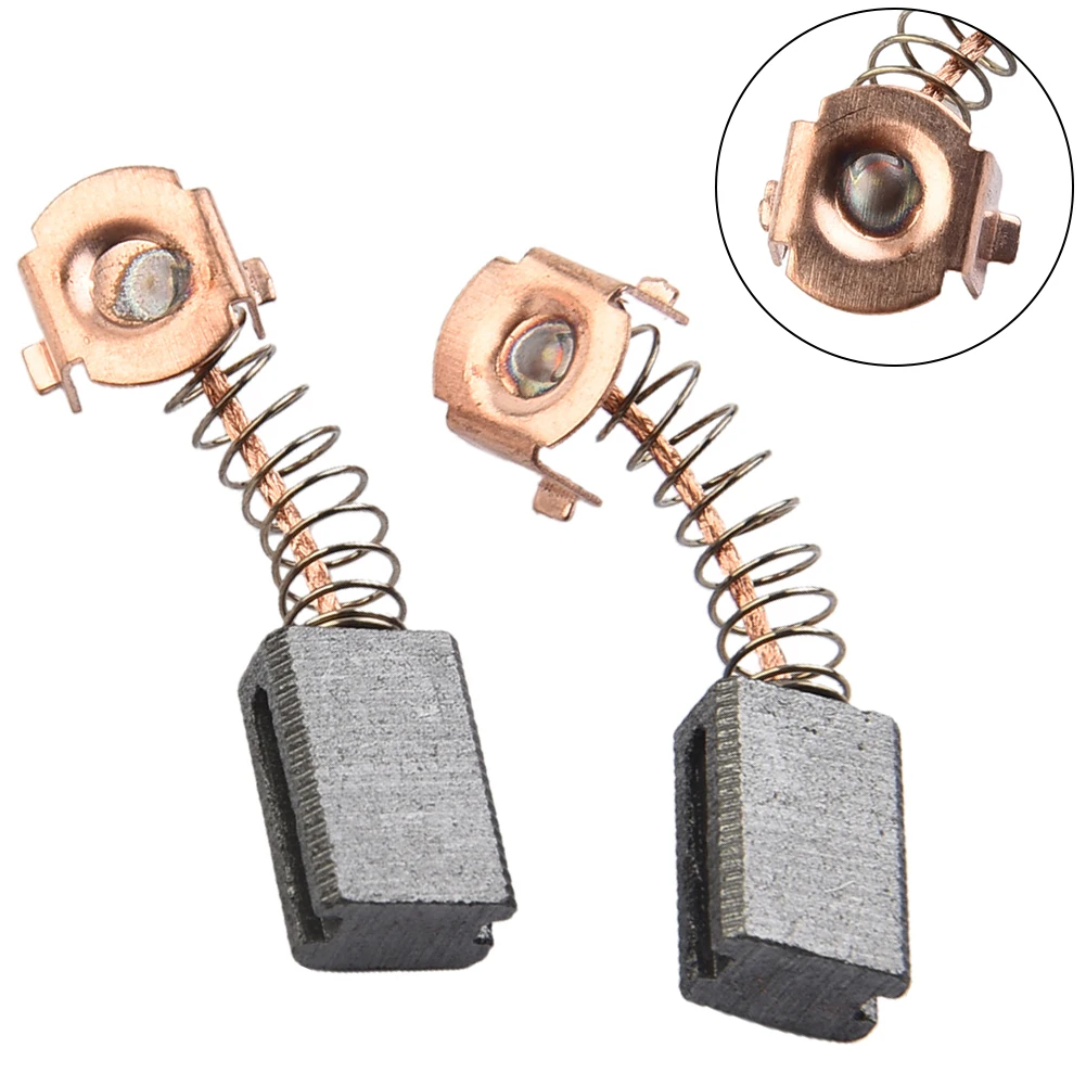 

2pcs Carbon Brush12mm X 8mm X 5mm Angle Grinder Carbon Brush Replacement Spare Parts Workshop Equipment