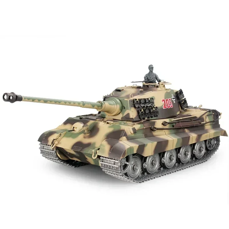 RC탱크 Henglong 소련 KV-1S RC 무거운 탱크 RC 모델 1:16, 사격식 합금 리모컨, 전기 군사 모델 장난감, 3878-1 9 Henglong Henschel 헤비 리모컨 탱크 모델, 다기능 어린이 리모컨 장난감 선물, 독일 타이거 킹, 2.4g, 3888a