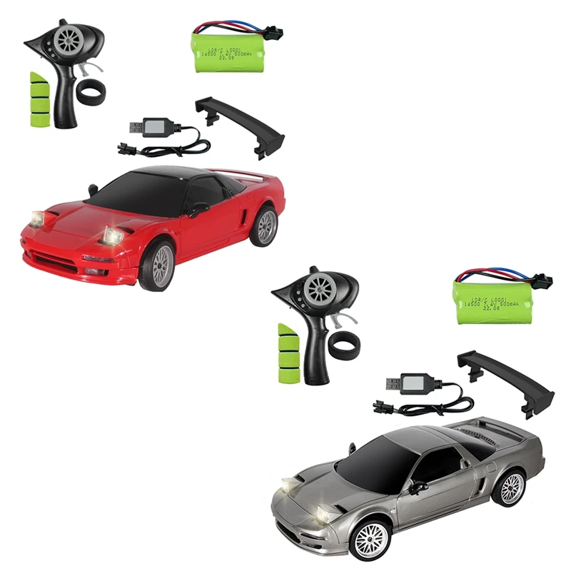 

LD1803 1/18 2.4G 2WD RC Car Drift Vehicles LED Lights Full Scale Controlled Model Children Toys