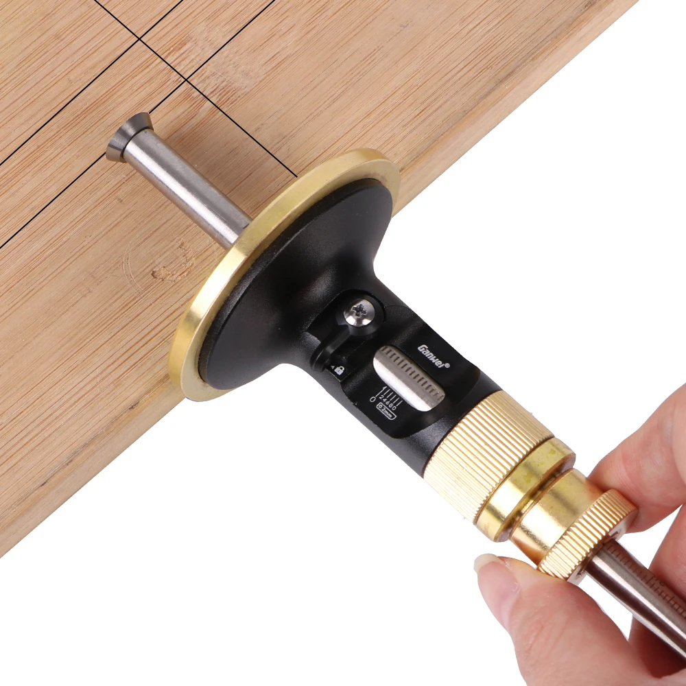 Blade Scribing Tools European Style Scriber New Carpentry Parallel Line High Precision Woodworking Scriber Wheel Marking Gauge european style wheel marking gauge woodworking marking scriber solid metal bar wood scribe high precision blade scribing tools