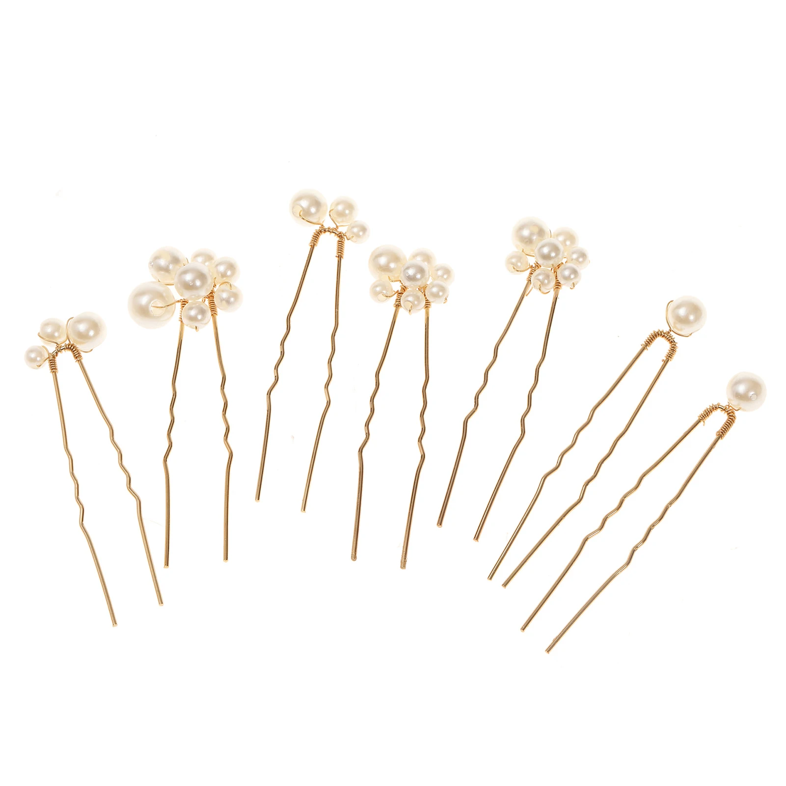U-förmige Haarstäbchen Braut Hochzeit Haarschmuck Künstliche Perlen Haarspangen Brautjungfern Frauen Party Haar Styling Zubehör – Detail 6
