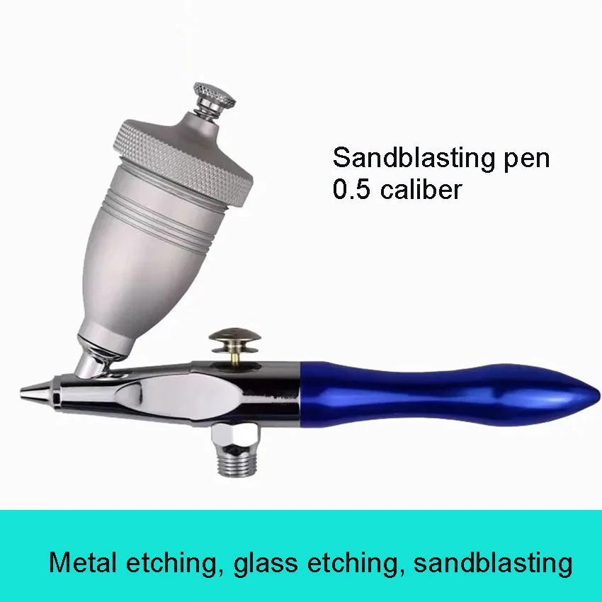 Sand Blaster Airbrush Pneumatic Sandblasting Pen 0.5mm Nozzle Air Sand Blasting Gun kit Blast Cleaning Gun Sandblasting air sandblasting gun
