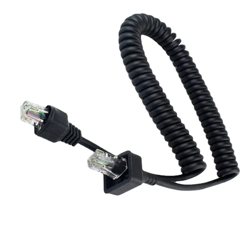 Replacement 8-Pin Speaker PTT Mic Microphone Cable for Kenwood TM281/TM481/TM271/TM471A/TK-863G TK-868 TK-868G 768G TK-760 Radio